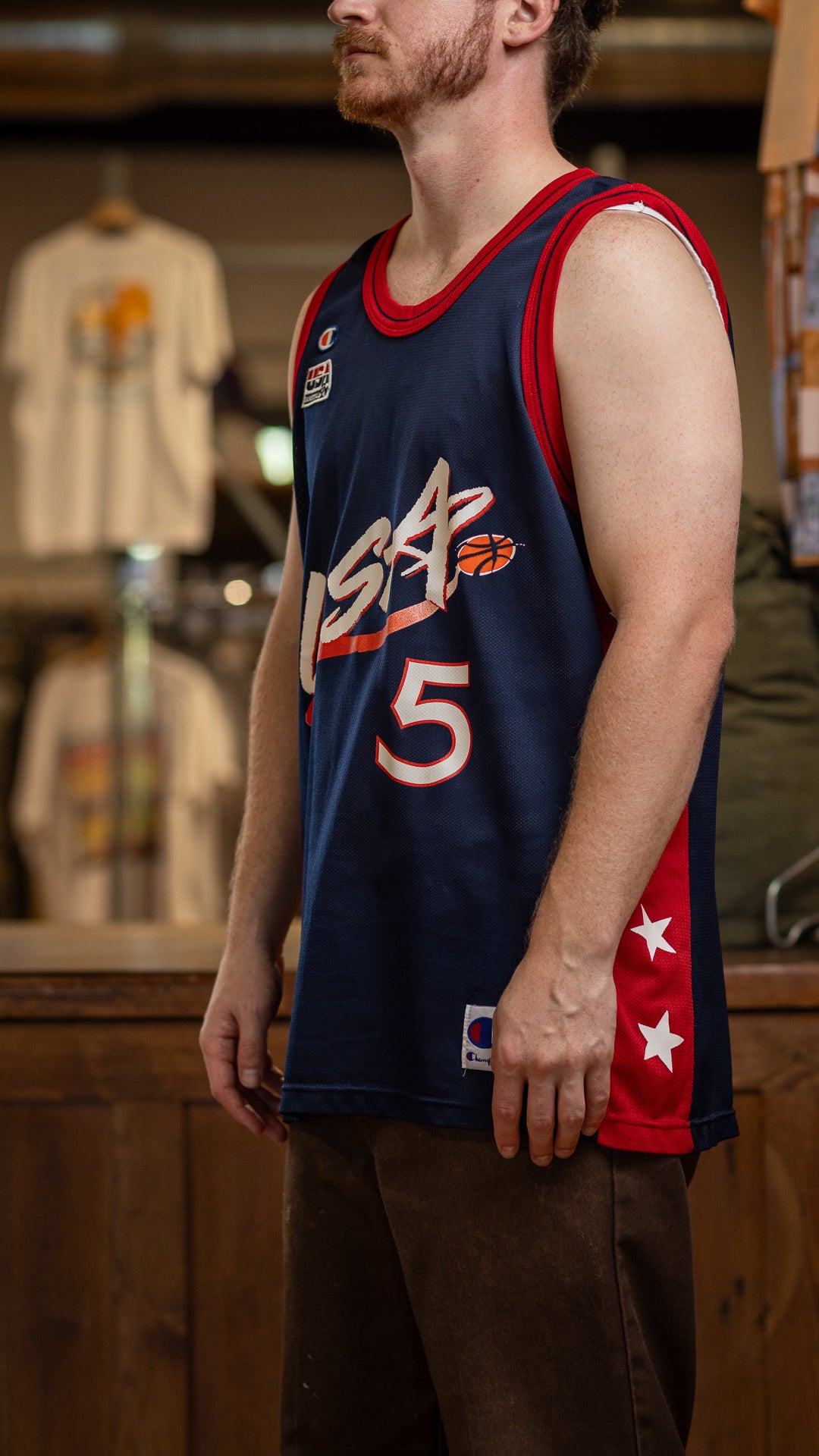 XL 90s Champion USA Basketball Jersey Nothing New