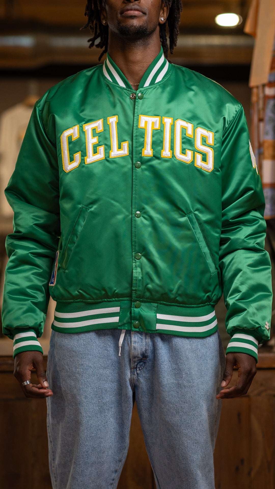 Vintage Boston Celtics Starter store Jacket